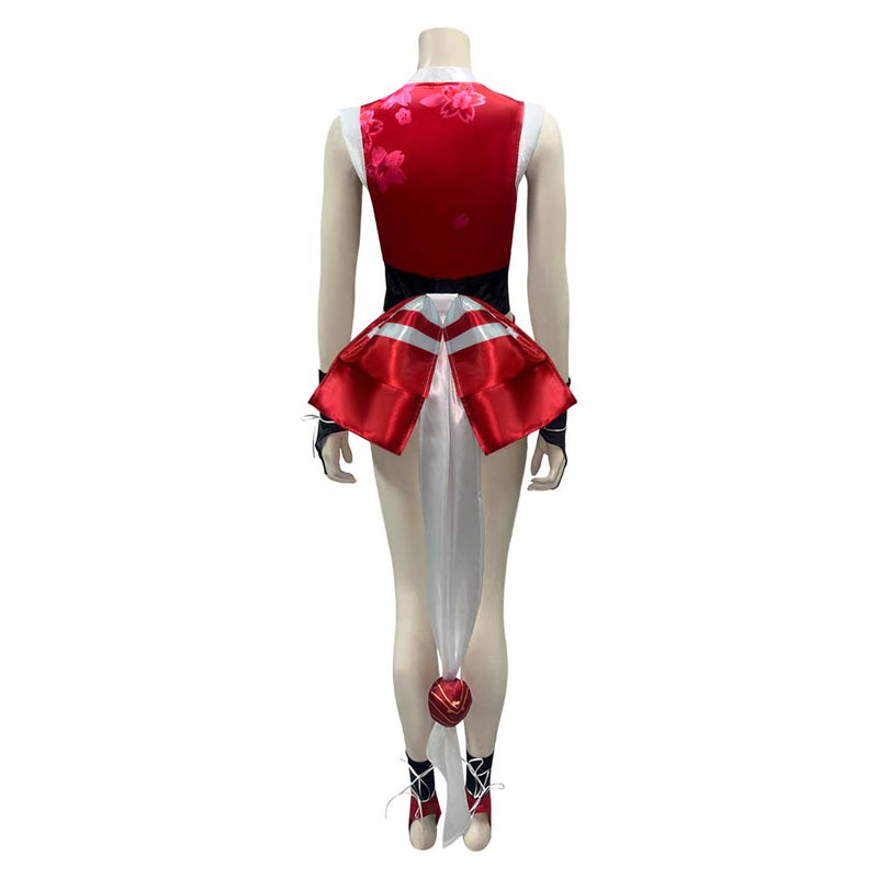 Street Fighter Mai Shiranui Women Red Outfit Carnival Halloween Cosplay Costume