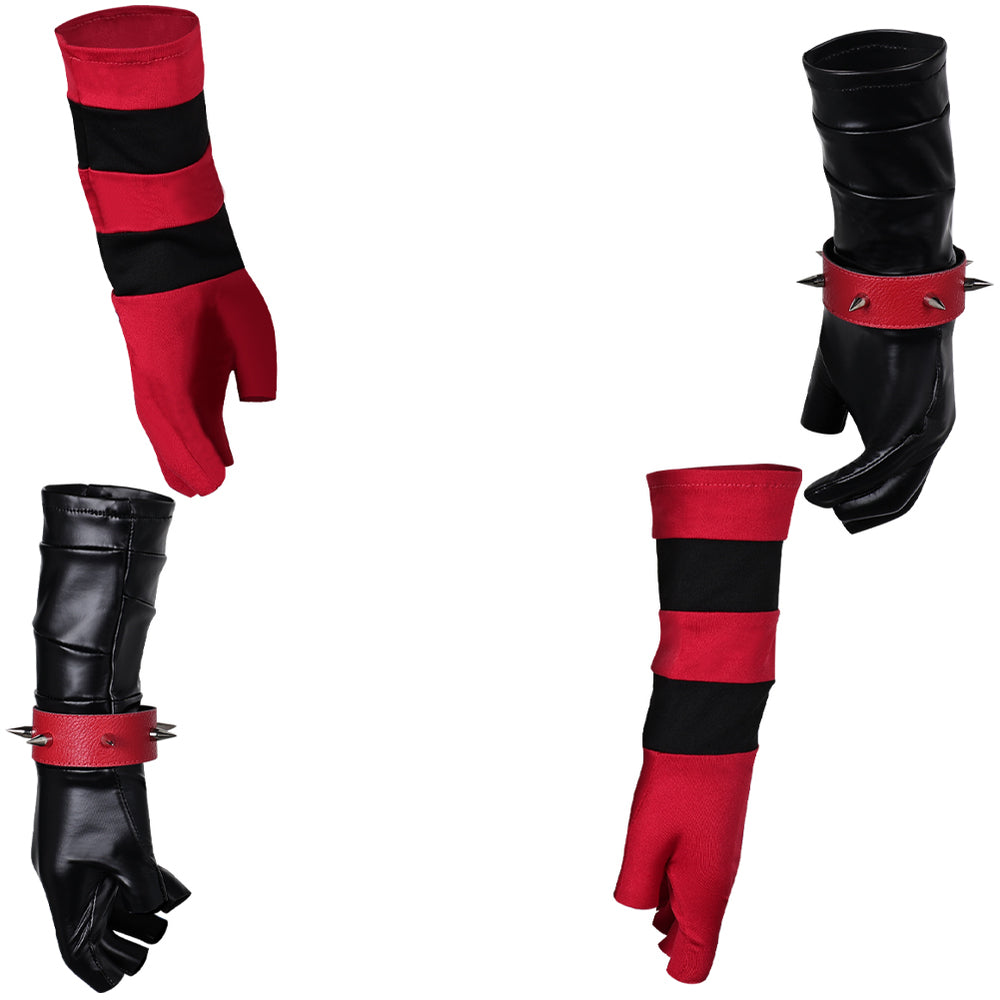 Suicide Squad Isekai 2024 Harley Quinn Cosplay Gloves Halloween Carnival Costume Accessories
