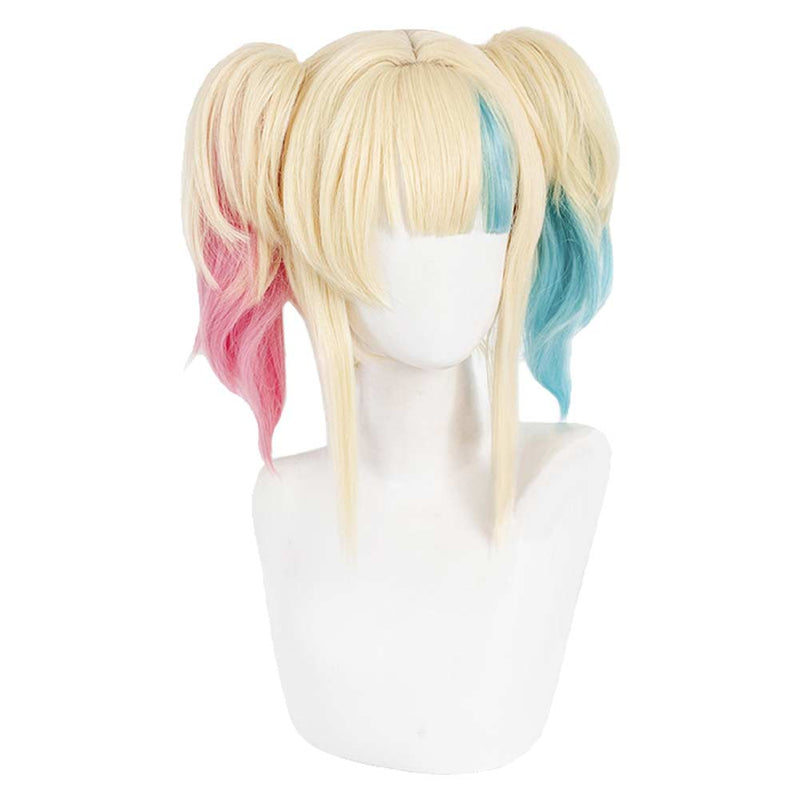 Suicide Squad Isekai 2024 TV Harley Quinn Cosplay Wig Heat Resistant Synthetic Hair Carnival Halloween Party Props