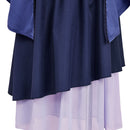 Summer Pockets Kamome Kushima Women Blue Dress Carnival Halloween Cosplay Costume