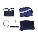 Summer Pockets Kamome Kushima Women Blue Dress Carnival Halloween Cosplay Costume