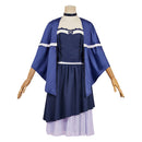 Summer Pockets Kamome Kushima Women Blue Dress Carnival Halloween Cosplay Costume