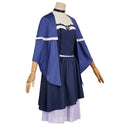 Summer Pockets Kamome Kushima Women Blue Dress Carnival Halloween Cosplay Costume