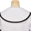 Summer Pockets Shiroha Naruse Women White Dress Carnival Halloween Cosplay Costume