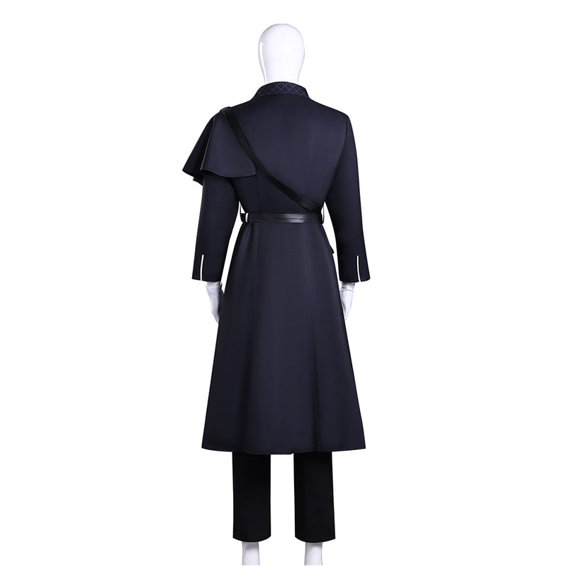 Tamon's B-Side Keito Tachibana Black Coat Pants Set Outfit Men