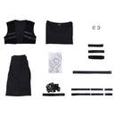Tamons B-Side Rintarou Kai Cosplay Black Top Pants Set Outfit Men Halloween Carnival Party Cosplay Costume