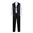 Tamons B Side Sakaguchi Ouri Black Vest Shirt Pants Set Outfit Men Halloween Carnival Party Cosplay Costume