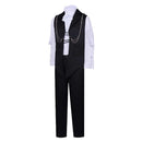 Tamons B Side Sakaguchi Ouri Black Vest Shirt Pants Set Outfit Men Halloween Carnival Party Cosplay Costume