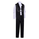 Tamons B Side Sakaguchi Ouri Black Vest Shirt Pants Set Outfit Men Halloween Carnival Party Cosplay Costume