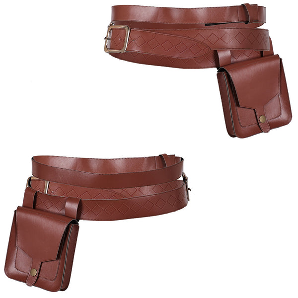 Tangled Movie Flynn Rider Cosplay Waistbag Halloween Carnival Costume Accessories