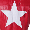 Tekken Terry Bogard Red Coat Gloves Hat Set Carnival Halloween Cosplay Costume