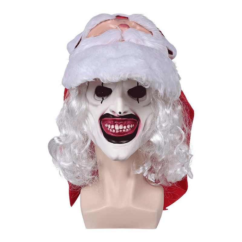 Terrifier 3 (2024) Art the Clown Mask With Santa Face Halloween Carnival Costume Accessories