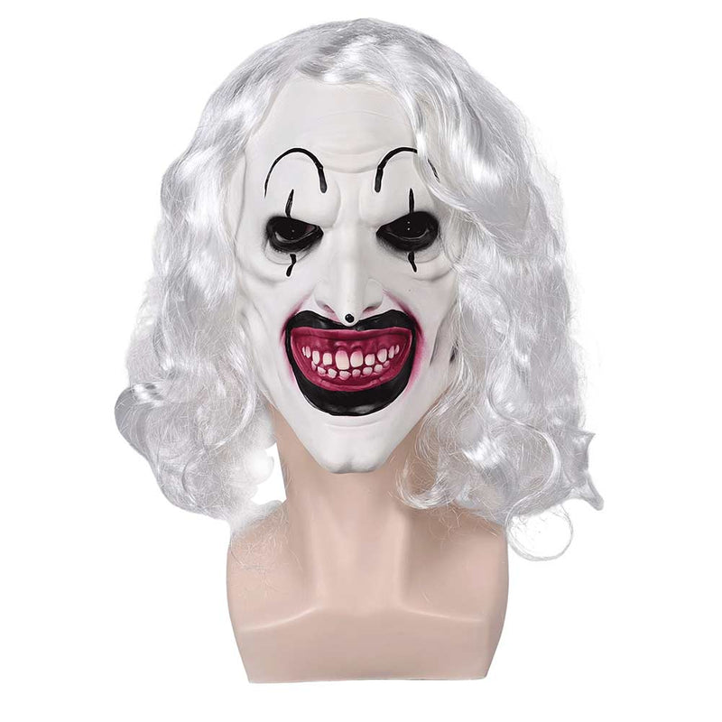 Terrifier 3 (2024) Art the Clown Mask With Santa Face Halloween Carnival Costume Accessories