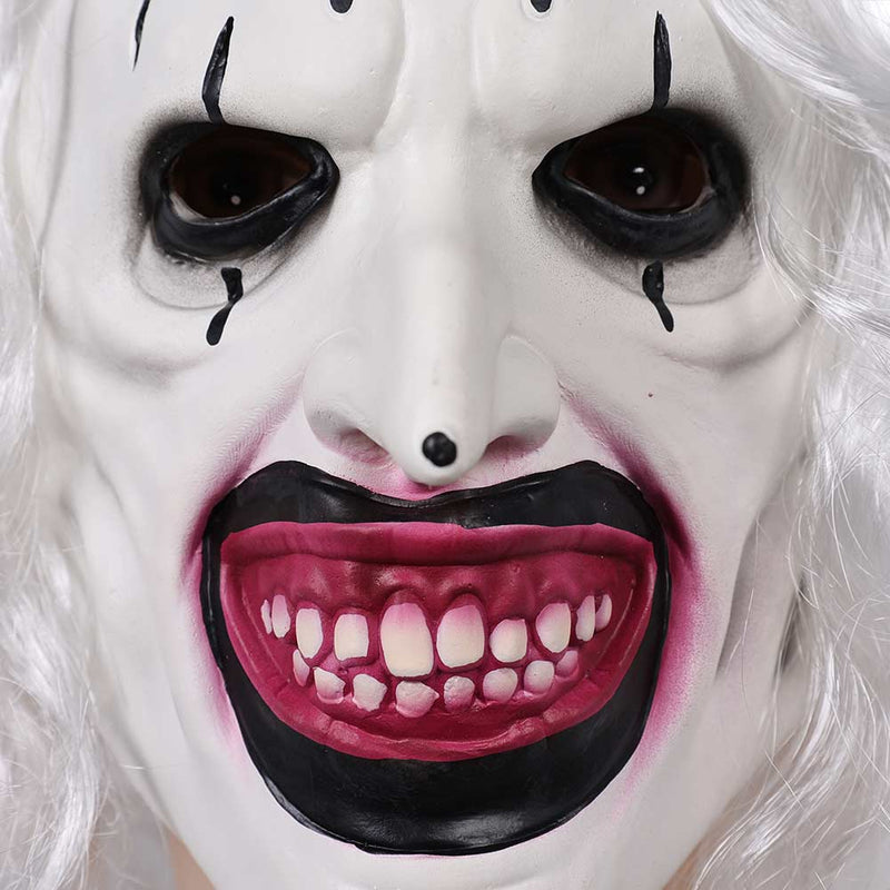 Terrifier 3 (2024) Art the Clown Mask With Santa Face Halloween Carnival Costume Accessories