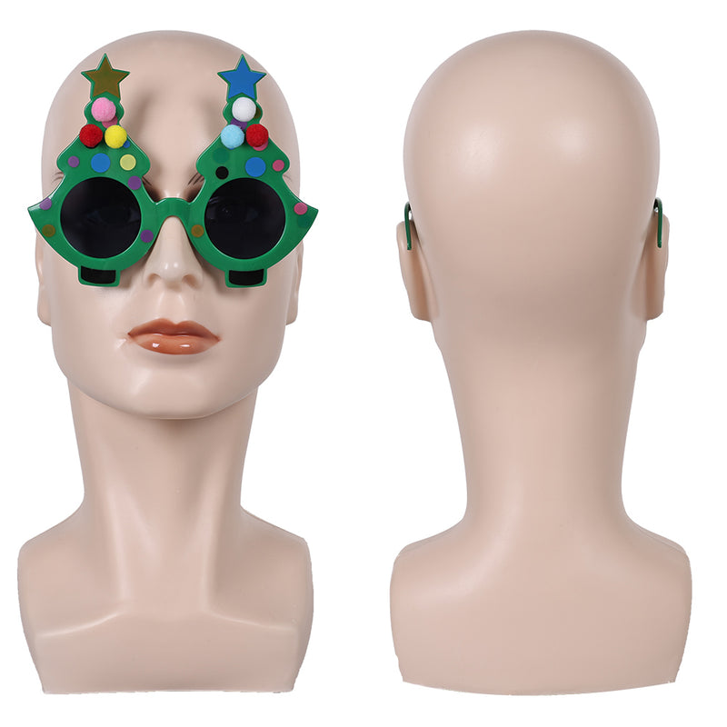 Terrifier 3 (2024) Movie Art the Clown Christmas Tree Glasses Halloween Carnival Costume Accessories