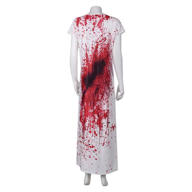 Terrifier 3 (2024) Women Bloodstained Robe Party Carnival Halloween Cosplay Costume