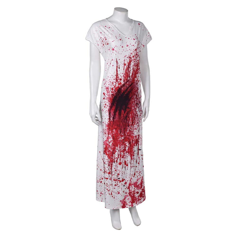 Terrifier 3 (2024) Women Bloodstained Robe Party Carnival Halloween Cosplay Costume