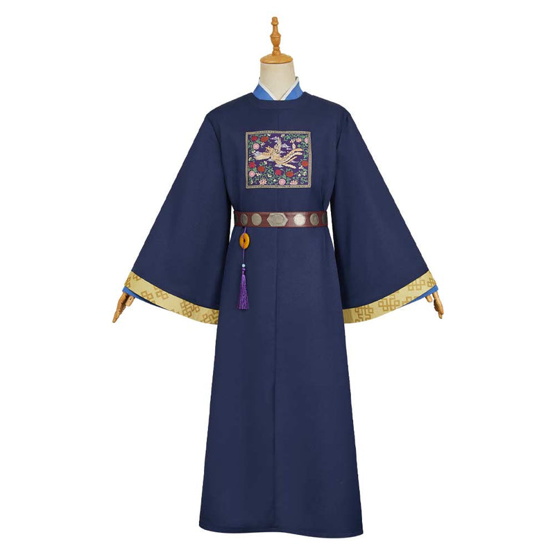 The Apothecary Diaries Jinshi Drak Blue Outfit Carnival Halloween Cosplay Costume