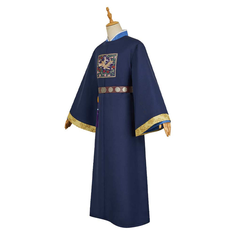 The Apothecary Diaries Jinshi Drak Blue Outfit Carnival Halloween Cosplay Costume