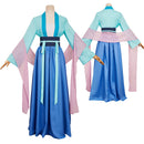 The Apothecary Diaries Maomao Green And Blue Dress Outfit Carnival Halloween Cosplay Costume