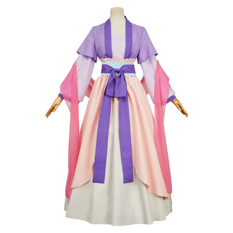 The Apothecary Diaries Maomao Purple Dress Outfit Carnival Halloween Cosplay Costume