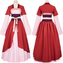 The Apothecary Diaries Maomao Women Red And Pink Dress Outfit Cosplay Costume