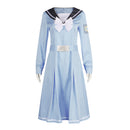 The Colors Within Totsuko Higurashi Women Blue Uniform Dress Outfit Cosplay Costume