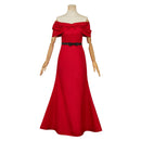The Dinner Table Detective 2025 Houshou Reiko Women Red Dress Outfit Cosplay Costume