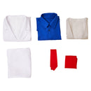 The Dinner Table Detective 2025 Kazamatsuri Kyouichirou White Outfit Cosplay Costume