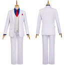 The Dinner Table Detective 2025 Kazamatsuri Kyouichirou White Outfit Cosplay Costume