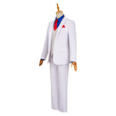 The Dinner Table Detective 2025 Kazamatsuri Kyouichirou White Outfit Cosplay Costume