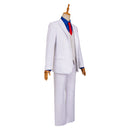 The Dinner Table Detective 2025 Kazamatsuri Kyouichirou White Outfit Cosplay Costume