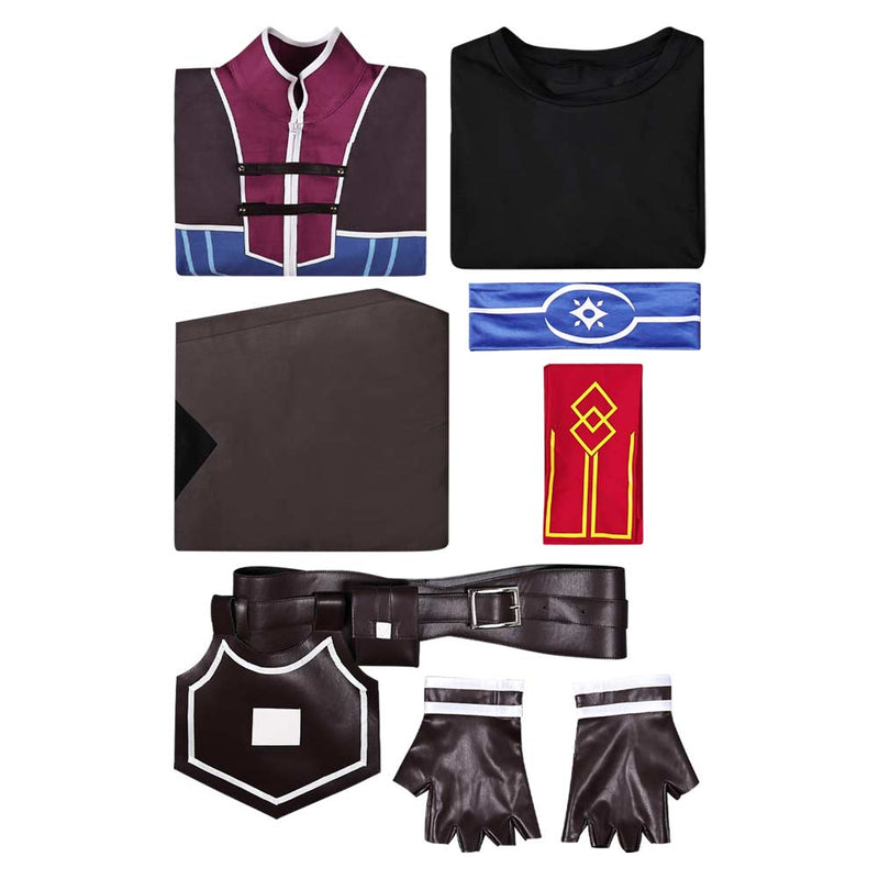 The Dragon Prince 2024 Callum Blue Outfit Party Carnival Halloween Cosplay Costume