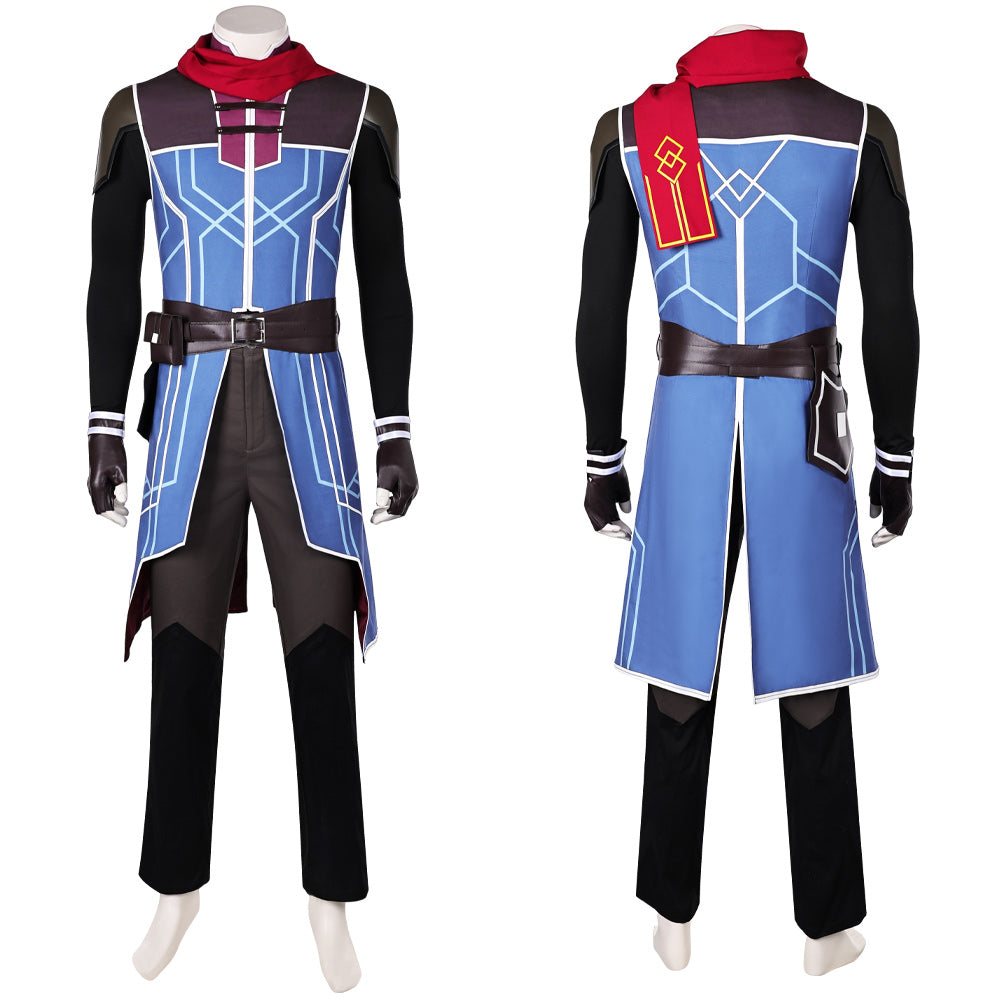 The Dragon Prince 2024 Callum Blue Outfit Party Carnival Halloween Cos