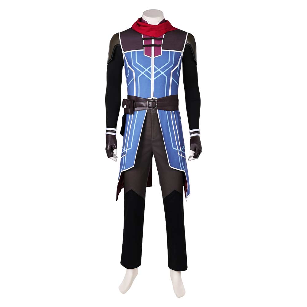 The Dragon Prince 2024 Callum Blue Outfit Party Carnival Halloween Cos