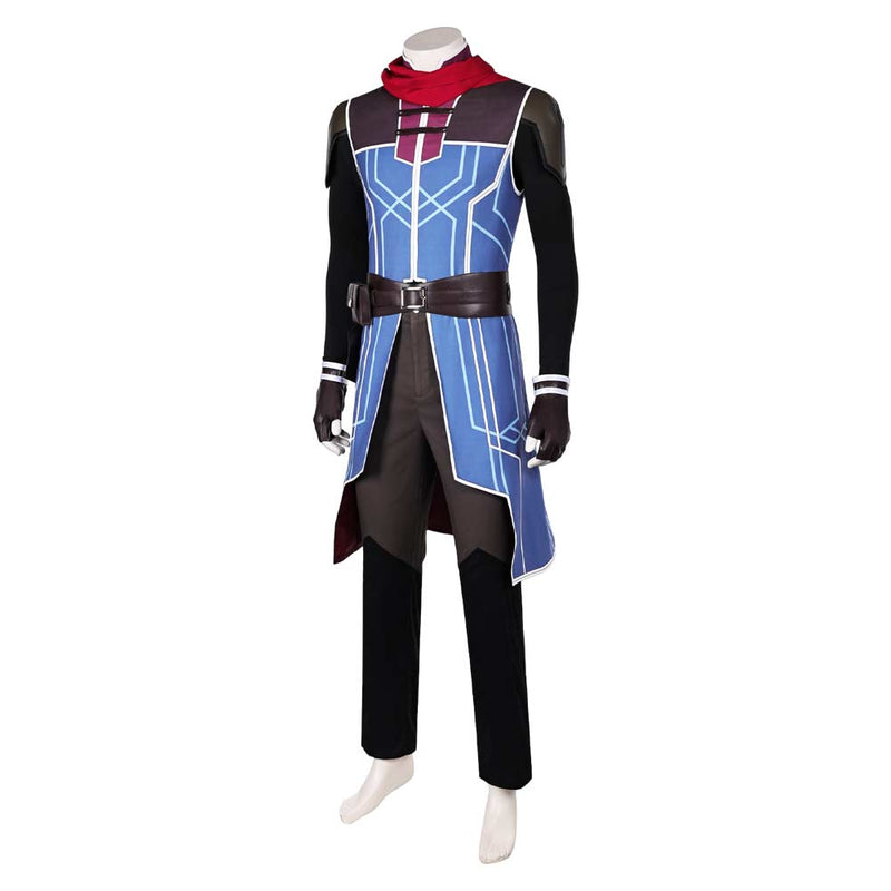 The Dragon Prince 2024 Callum Blue Outfit Party Carnival Halloween Cosplay Costume