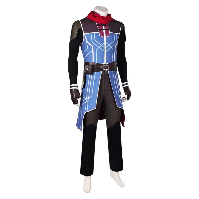 The Dragon Prince 2024 Callum Blue Outfit Party Carnival Halloween Cosplay Costume