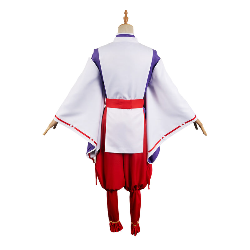 The Elusive Samurai Anime Tokiyuki Hojo Red Outfit Party Carnival Halloween Cosplay Costume