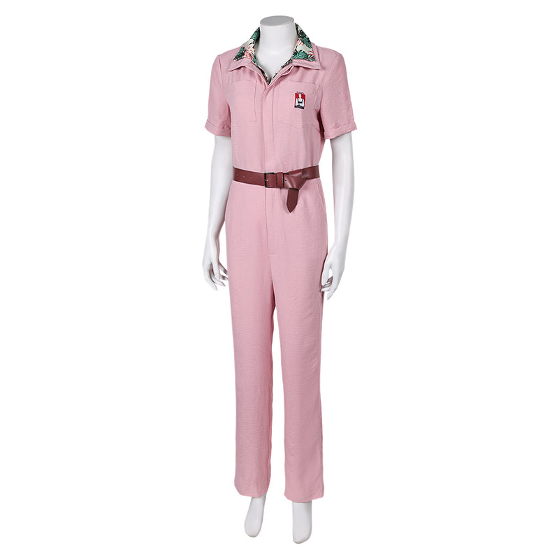 The Fall Guy Movie Jody Moreno Women Pink Jumpsuit Party Carnival Halloween Cosplay Costume