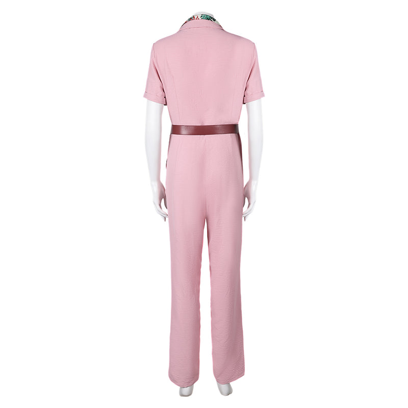 The Fall Guy Movie Jody Moreno Women Pink Jumpsuit Party Carnival Halloween Cosplay Costume