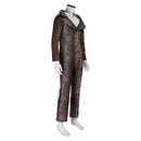 The Fifth Element Ruby Rhod Brown Jumpsuit Carnival Halloween Cosplay Costume