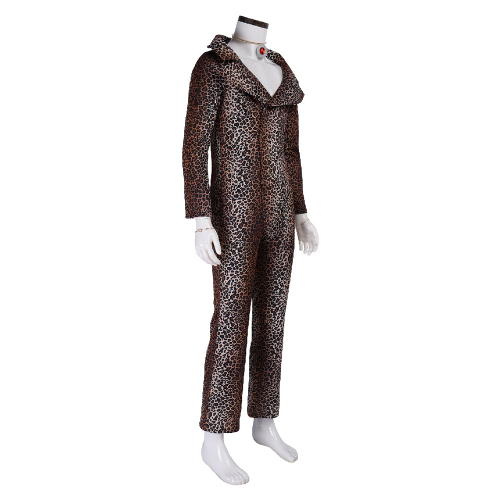 The Fifth Element Ruby Rhod Brown Jumpsuit Carnival Halloween Cosplay