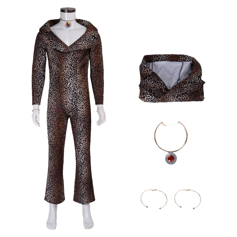 Ruby Rhod Coatume The Fifth Element Ruby Rhod Brown Jumpsuit Carnival Halloween Cosplay ...