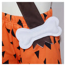 The Flintstones Fred Flintstone Kids Children Orange Outfit Carnival Halloween Cosplay Costume