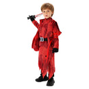 The Ghost Face Kids Children Red Outfit Carnival Halloween Cosplay Costume