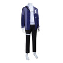 The Hundred Line Last Defense Academy Takumi Sumino Men Purple Jacket Pants Set Halloween Carnival Party Cosplay Costume