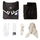 The Hundred Line: Last Defense Academy Hiruko Shizuhara Women Black Dress Cosplay Costume