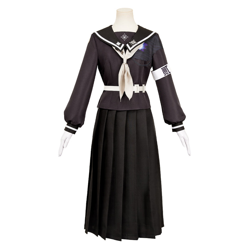 The Hundred Line: Last Defense Academy Hiruko Shizuhara Women Black Dress Cosplay Costume The Hundred Line: Last Defense Academy Hiruko Shizuhara Women Black Dress Cosplay Costume
