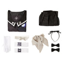 The Hundred Line: Last Defense Academy Kako Tsukumo Women Black Dress Cosplay Costume