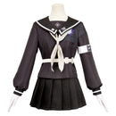 The Hundred Line: Last Defense Academy Kako Tsukumo Women Black Dress Cosplay Costume